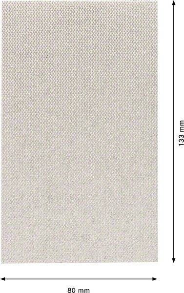 Шліфувальна сітка для орбітальних шліфувальних машин Bosch Accessories 2608901631 133 мм 50 шт.