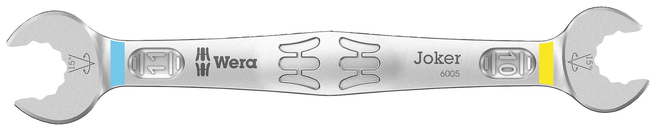 Wera 05020312001 6005 Joker Double Подвійний ріжковий ключ 1 шт. Розмір ключа (метрична шкала) (лише для назви) 10 - 11 мм
