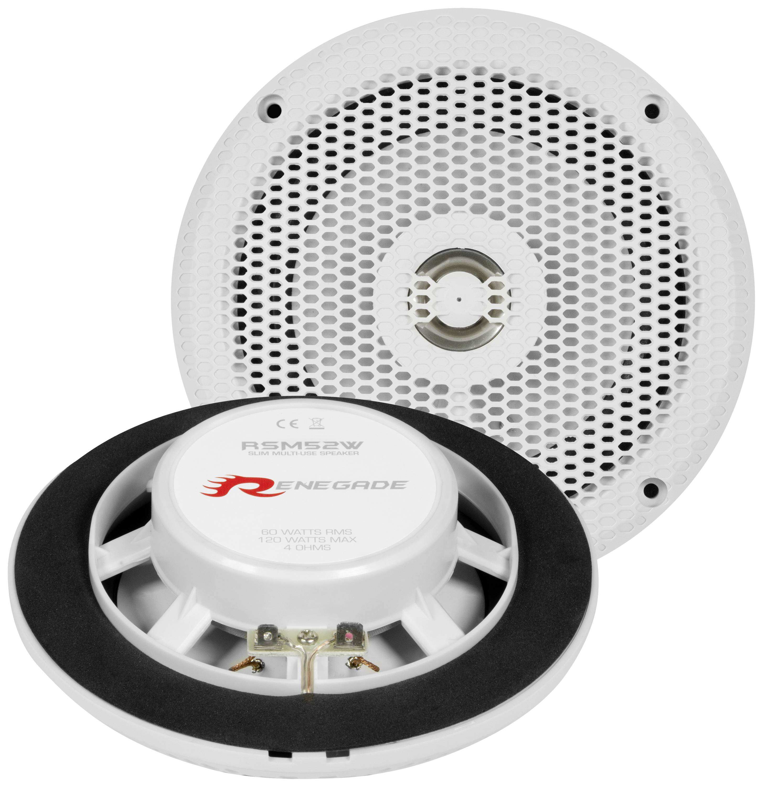 Автомобільна акустична система Renegade RSM52W, 120 Вт, 4 Ом, 1 шт.