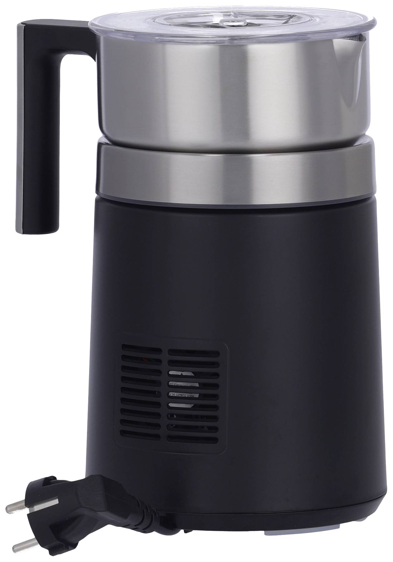 Спінювач молока Severin SM 3585, нержавіюча сталь (матовий), чорний (матовий), 500 Вт