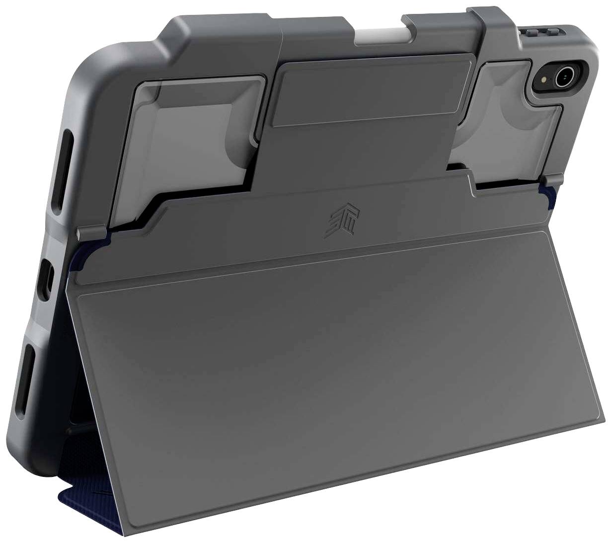 Wysokiej jakości, wytrzymała obudowa do tabletu z wbudowaną podstawką, kompleksowo chroniąca urządzenie i oferująca elastyczne kąty widzenia.