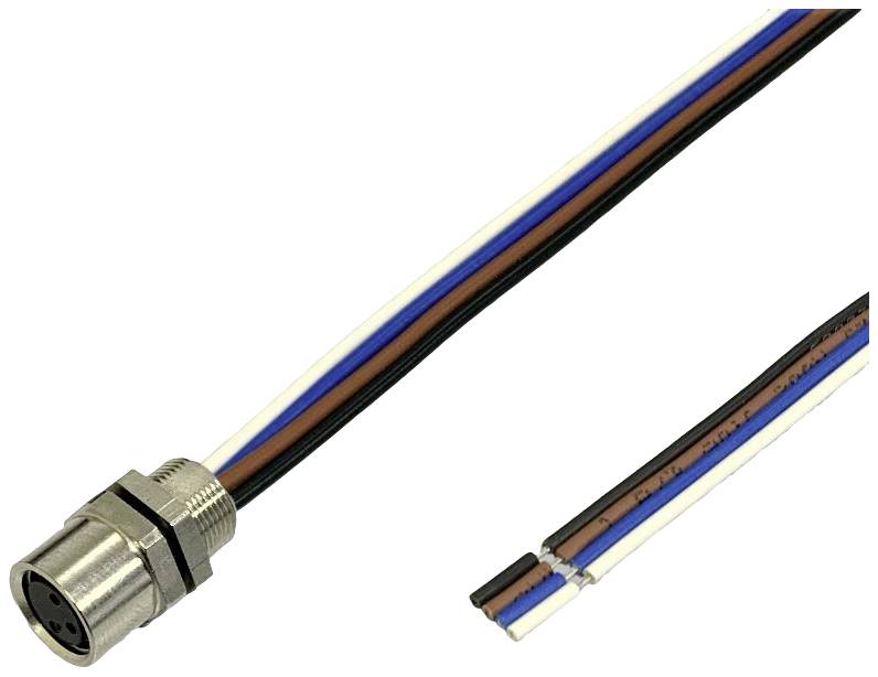 BKL Electronic 2701006 Роз'єм для кріплення датчика/виконавчого елемента, контакти: 3, 0,2 м, 1 шт.