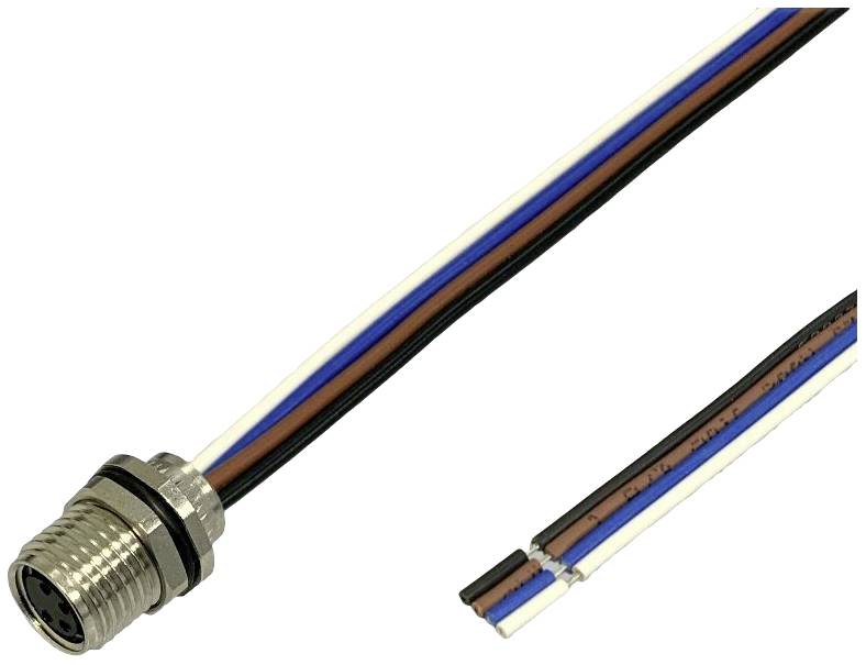 BKL Electronic 2701011 Роз'єм для кріплення датчика/виконавчого елемента, контакти: 4,5, 0,2 м, 1 шт.