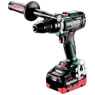 Wiertarko-wkrętarka akumulatorowa Metabo 603181660 18 V 5.5 Ah bezszczotkowy, zaw. 2 akumulatory, zaw. walizkę, zaw. ład-0