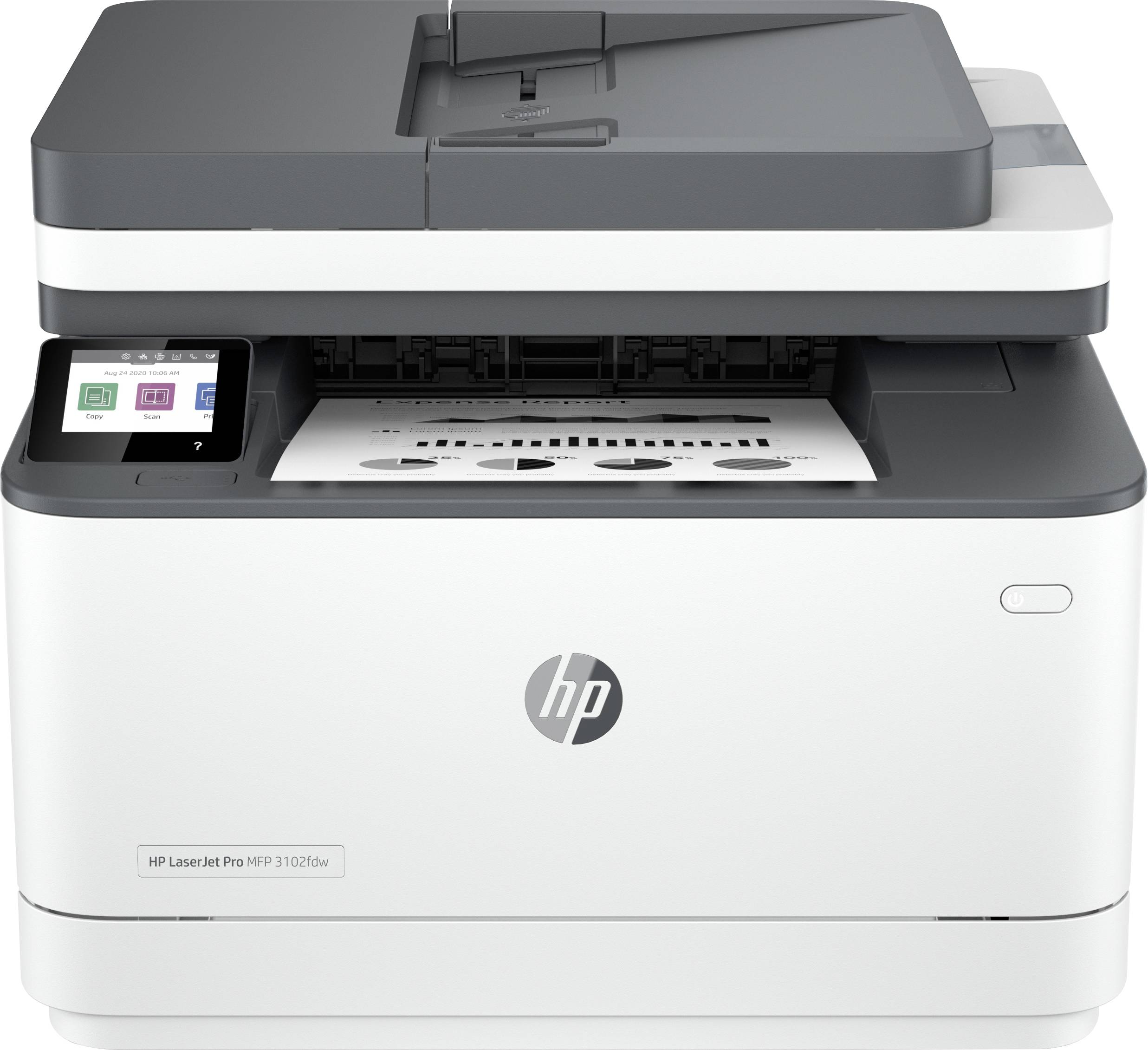 HP Laserjet 3102fdw Drukarka wielofunkcyjna laser druk czarno-biały A4 drukowanie, skanowanie, kopiowanie, fax Bluetooth, Duplex, LAN, WLAN, USB, HP Instant Ink, ADF