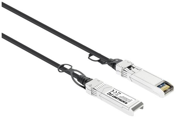 Intellinet 508384 SFP+ 10G Passives DAC Twinax Kabel 10 GBit/s 7 m Dalsze dane techniczne Długość: 0,5 m