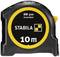 Żółto-czarna miara zwijana 'STABILA BM 300', długość 10 m, z obudową nylonową.