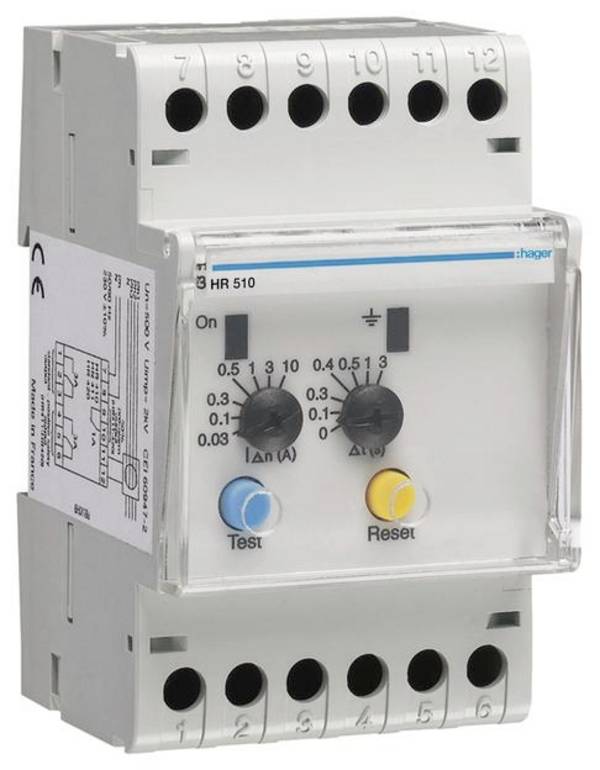 Hager HR510 Przekaźnik FI 0.03 A 230 V