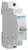 Biały, prostokątny wyłącznik ochronny marki Hager, model SVN311, przeznaczony do 230 V i 16 A. Możliwy do zamontowania na szynie DIN.