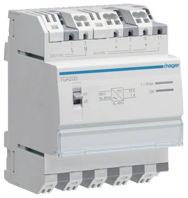 Zasilacz Hager TGA200   TGA200
