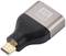 Adapter HDMI 8K UHD ze złotym wtykiem, odpowiedni do przesyłania sygnału wideo i audio w wysokiej rozdzielczości.