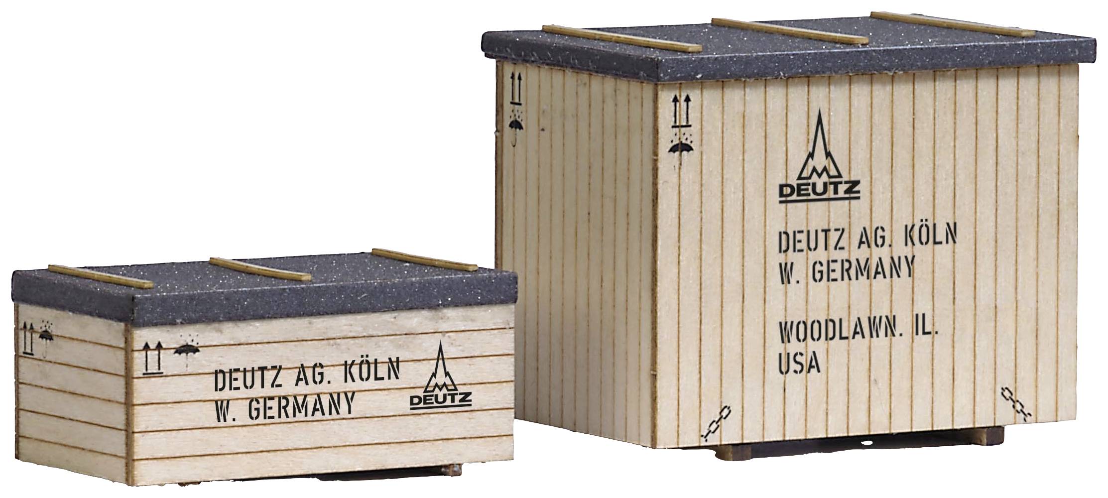 Busch 1841 Машинні коробки H0 West, 2er Kit для складання