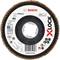 Tarcza szlifierska 'X-LOCK' do metalu firmy Bosch; typ X551, ziarnistość 40, rozmiar 125 x 22,23 mm; limit prędkości: 80 m/s.