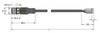 Turck 6625533 Kabel połączeniowy czujnika/aktuatora RSC5T-2/TXL, piny: 5, 2 m, 1 szt.