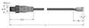 Turck 6628054 Kabel połączeniowy czujnika/aktuatora 10 m Ilość pinów: 5 1 szt.
