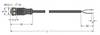 Turck 6628421 Kabel połączeniowy czujnika/aktuatora RKC4.221T-5/TEB, piny: 2, 5 m, 1 szt.