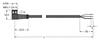 Turck 6628606 Kabel połączeniowy czujnika/aktuatora PKW3M-5/TXG, piny: 3, 5 m, 1 szt.