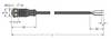 Turck 6629670 Kabel połączeniowy czujnika/aktuatora RKC4T-2/TXG, piny: 3, 2 m, 1 szt.