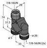 Turck U2-23665 Rozdzielacz i adapter czujnika/aktuatora adapter Ilość pinów: 3 1 szt. sztuka
