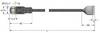 Turck 6934668 Kabel połączeniowy czujnika/aktuatora RKCV8T-2/TFW, piny: 8, 2 m, 1 szt.
