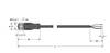 Turck 6626900 Kabel połączeniowy czujnika/aktuatora M12 2 m Ilość pinów: 3 1 szt. sztuka