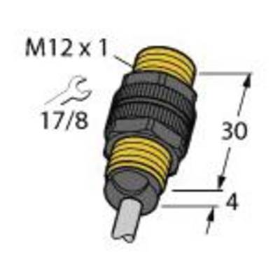 'M12 x 1', '17/8', Ilustracja złącza śrubowego z wymiarami: długość 30 mm, dopasowanie 4 mm. Pokazuje również klucz do śrub.