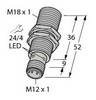 Czujnik indukcyjny Turck BI5-M18-AP6X-H1141, 10 - 30 V, 1 szt.