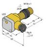 Turck Czujnik indukcyjny nie podtynkowy PNP, Zamykający NI12U-P18SK-AP6X