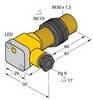 Turck Czujnik indukcyjny nie podtynkowy PNP, Zamykający NI15-P30SK-AP6X