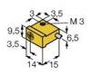 Turck Czujnik indukcyjny nie podtynkowy PNP, Zamykający NI2-Q9,5-AP6/S34