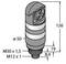 Rysunek techniczny cylindrycznego elementu z gwintem M30 x 1,5 i M12 x 1. Wymiary: wysokość 126 mm, średnica 50 mm.