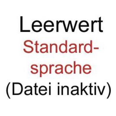 "Leerwert Standardsprache (Plik nieaktywny)" czarną i czerwoną czcionką na białym tle.