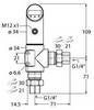 Turck Przełącznik 1 szt. PS250D-501L-LI2UPN8X-H1141 0 bar do 250 bar