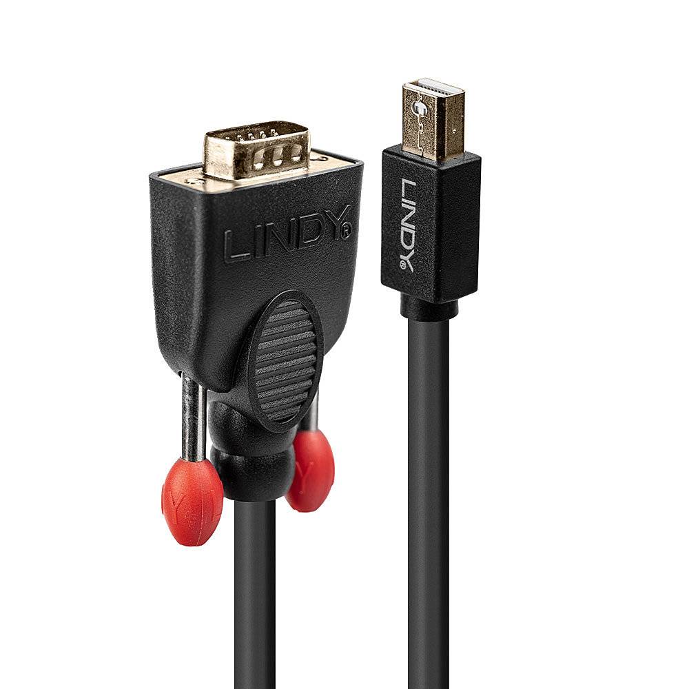 Kabel HDMI i DisplayPort z nadrukiem marki 'LINDY'.