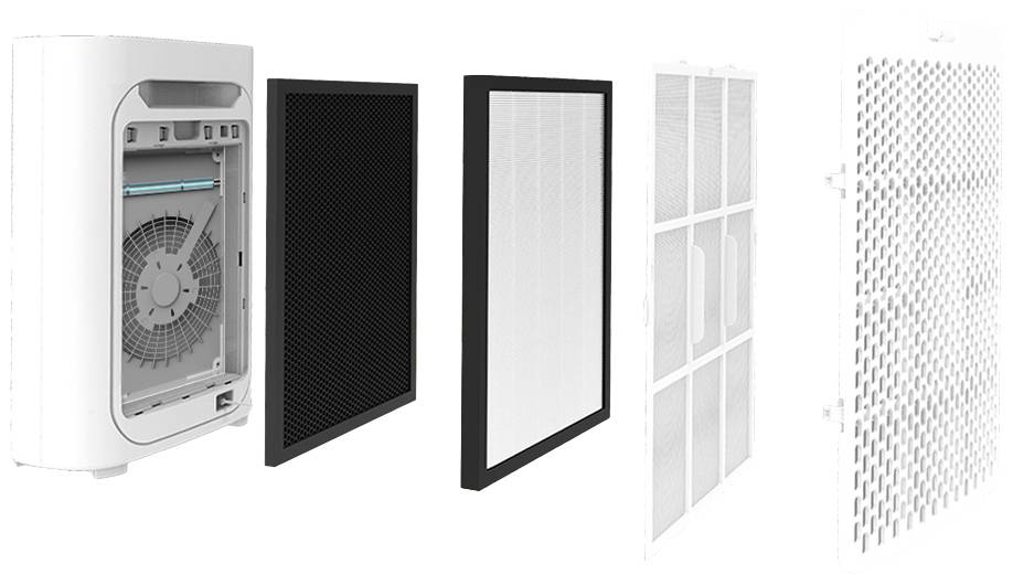 Laserliner 085.361A AirBreeze 360 Filter-Set Filtr zamienny biało-czarny-1