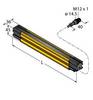 Turck Kurtyna świetlna SLLCP23-630P88 Wysokość ochronna 630 mm