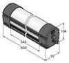 Oświetlenie LED Turck WLB92X550PB biały 3130 lm (D x S) 665 mm x 97 mm 1 szt.