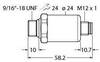 Przetworniki ciśnienia Turck 100003609, 0 bar do 600 bar, M12 x 1, 1 szt.