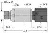 Przetworniki ciśnienia Turck 100003598, 600 bar (max), złącze męskie, 1 szt.