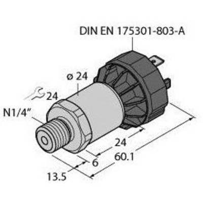 Rysunek techniczny elementu cylindrycznego, opisany symbolem 'DIN EN 175301-803-A' z wymiarami w milimetrach: Ø24, długość 60.1.