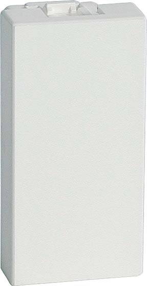 Biała, prostokątna bateria z płaską górną powierzchnią.