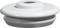 Izolator porcelanowy w kształcie okrągłego pierścienia, przeważnie białego z szarą podstawą, stosowany do izolacji elektrycznej.