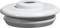 Okrągły, biało-szary izolator z centralnym otworem, stosowany w zastosowaniach elektrycznych do izolacji i stabilizacji.