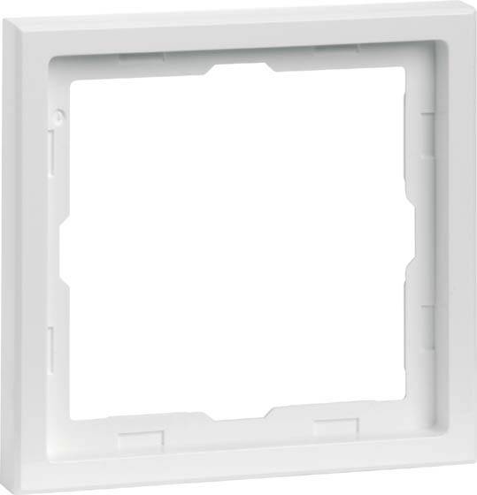 Biały, kwadratowy, pusty ramka, prawdopodobnie do gniazdka elektrycznego lub włącznika.