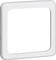 Biały kwadratowy ramka na neutralnym tle.