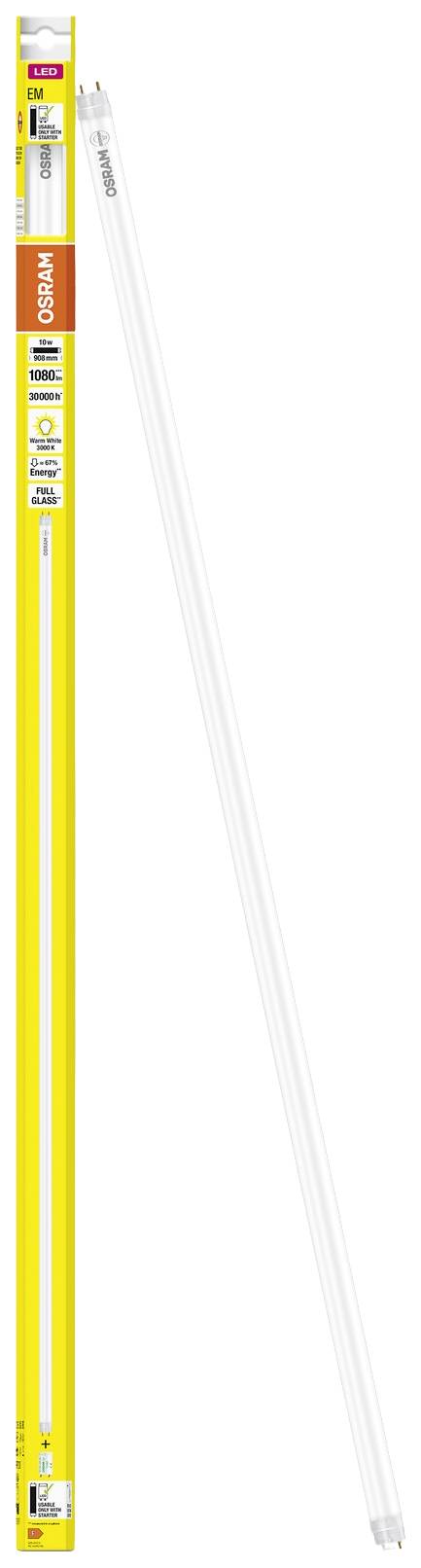 Світлодіодна трубка OSRAM HOMELIGHTING 4099854038686 G13 10 Вт = 30 Вт теплий білий