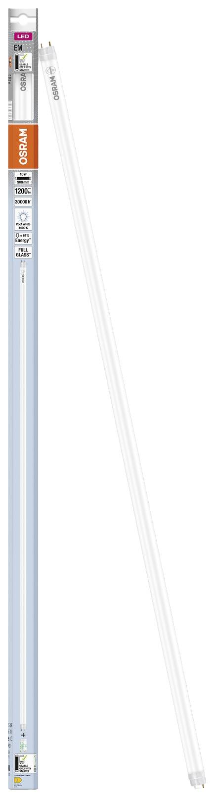 Świetlówka 'Osram' T8 w opakowaniu, 18 watów, 60 cm. Energooszczędna, odpowiednia do oświetlenia biurowego i mieszkaniowego.