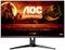 28-calowy monitor gamingowy firmy AOC z rozdzielczością 3840x2160, częstotliwością odświeżania 60 Hz, czasem reakcji 1 ms i technologią FreeSync Premium. Przedstawiający wikinga i smoka.