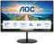 Monitor AOC o 27 calach, odświeżaniu 75 Hz i rozdzielczości Quad HD. Posiada technologię Adaptive Sync oraz wbudowane głośniki. Na ekranie wyświetlany jest krajobraz.