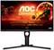 Monitor gamingowy AOC o przekątnej 24,5 cala, rozdzielczości Full HD, częstotliwości odświeżania 240 Hz i czasie reakcji 1 ms. Wyposażony w adaptacyjną synchronizację i niskie opóźnienie wejściowe.
